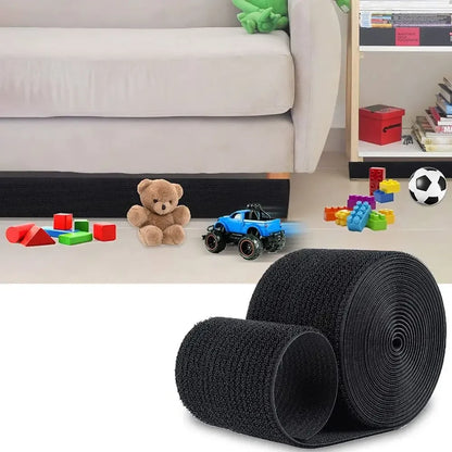Durable 3/6/10M Sofa Toy Blocker Dustproof Adjustable Under Couch Blocker Nylon Adhesive Strap Sofa Edge Baffle