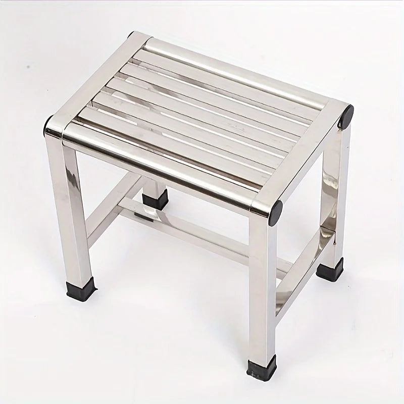Multi Functional Stainless Steel Stool - Durable Thick & Sturdy Stool