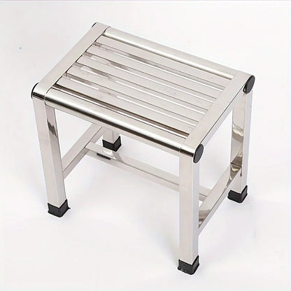 Multi Functional Stainless Steel Stool - Durable Thick & Sturdy Stool