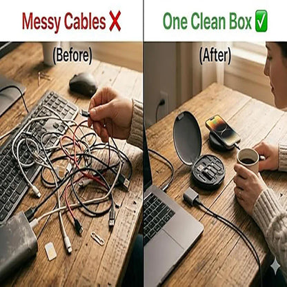 Multi USB Type C to C 60W Charging Adapter Cable Kit USB C to Lighting Conversion Set USB A & Type C to Micro/Type C/Lighting