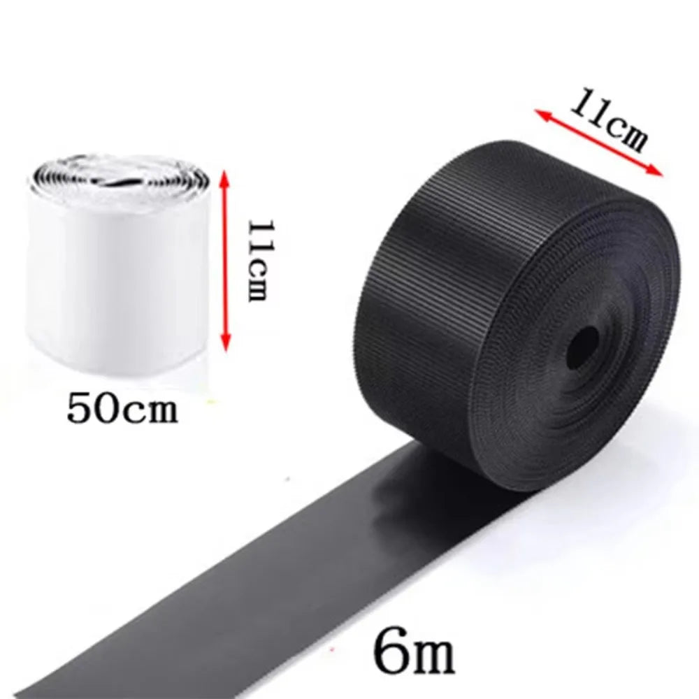 Durable 3/6/10M Sofa Toy Blocker Dustproof Adjustable Under Couch Blocker Nylon Adhesive Strap Sofa Edge Baffle