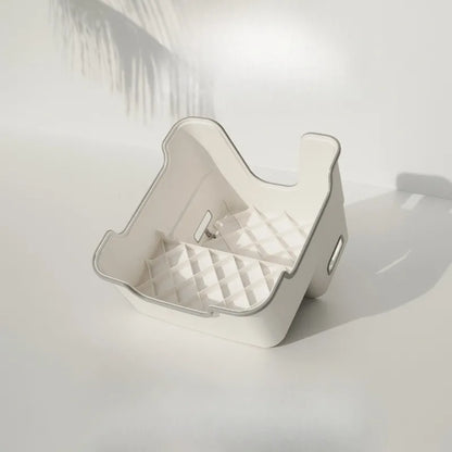 Portable Step Stool Bathroom Anti Slip Two-step Ladder: Suitable for Toilet Training and Sink - Plastic, No Electricity Required
