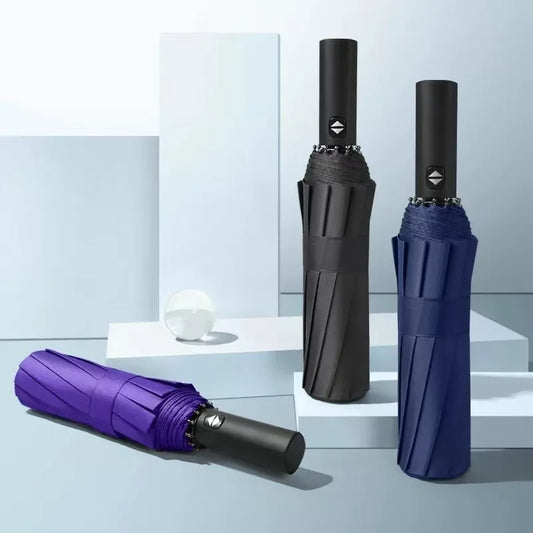 Automatic umbrella sunshade self-opening vinyl sunscreen UV protection folding sun umbrella
