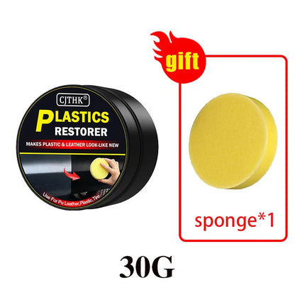 Car Plastic Restorer Back To Black Gloss Car Cleaning Products Plastic Leather Restore Auto Polish And Repair Coating Renovator