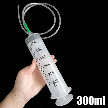550ML Needle Barrel Oil Pump Syringe Large Syringes Reusable Pump Measuring With Scale Syringe With Tube ﻿