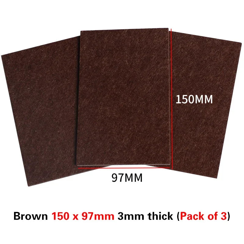 16 Styles Thicken Self Adhesive Felt Chair Leg Pads Floor Protectors Furniture Legs Table Leg Covers Round Bottom Anti-Slip Pads