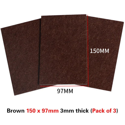 16 Styles Thicken Self Adhesive Felt Chair Leg Pads Floor Protectors Furniture Legs Table Leg Covers Round Bottom Anti-Slip Pads