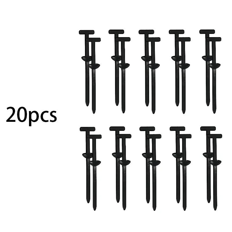 Nylon Cable Tie Buckle Fixed Through The Core Nail Cable Tie Buckle Mudguard Fender Inner Lining Trunk Buckle  Outdoor Camping