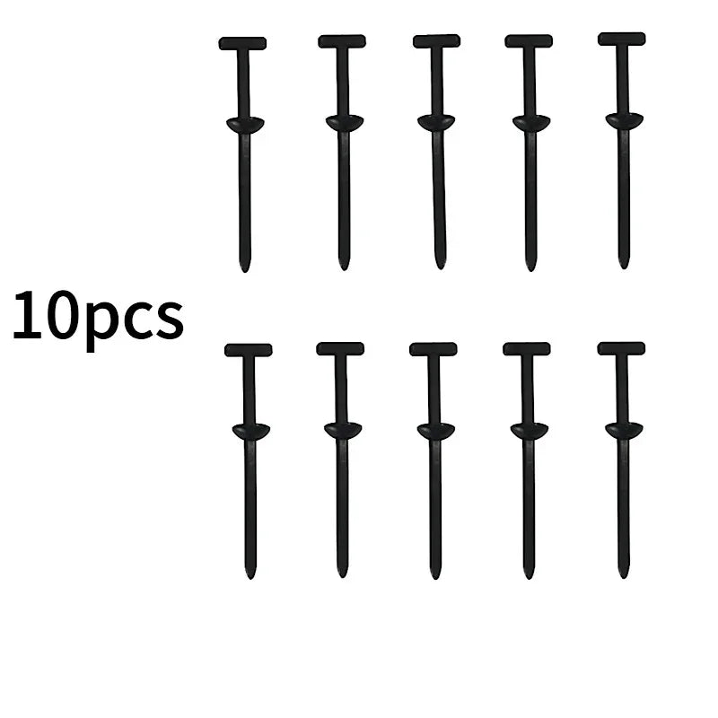 Nylon Cable Tie Buckle Fixed Through The Core Nail Cable Tie Buckle Mudguard Fender Inner Lining Trunk Buckle  Outdoor Camping
