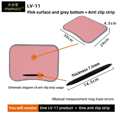 MUMUCC Multifunctional Laptop Desk With Cushion and Filled with Foam Particles, Small Pillow Table, Hard Mouse Pad Large