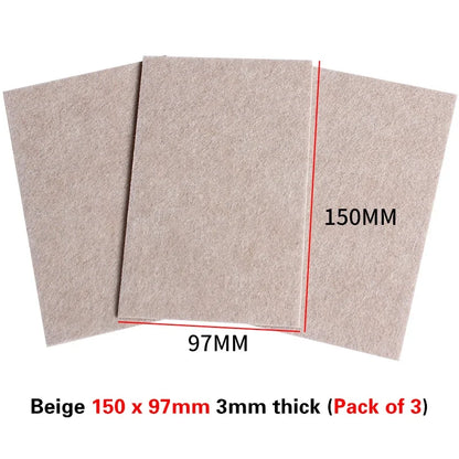 16 Styles Thicken Self Adhesive Felt Chair Leg Pads Floor Protectors Furniture Legs Table Leg Covers Round Bottom Anti-Slip Pads