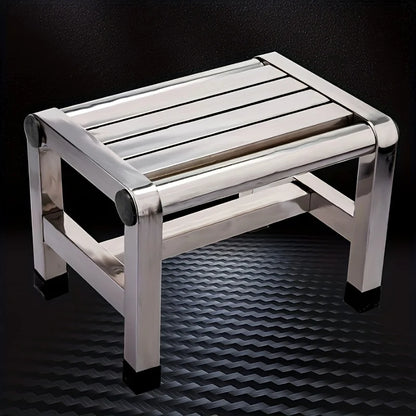 Multi Functional Stainless Steel Stool - Durable Thick & Sturdy Stool