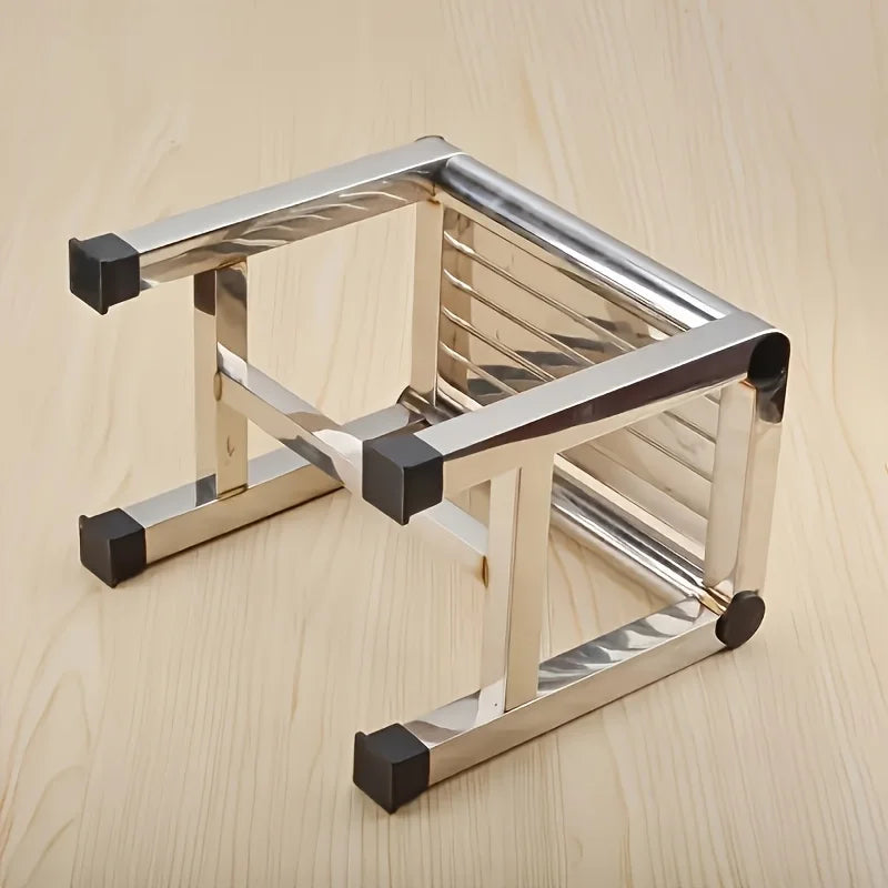 Multi Functional Stainless Steel Stool - Durable Thick & Sturdy Stool