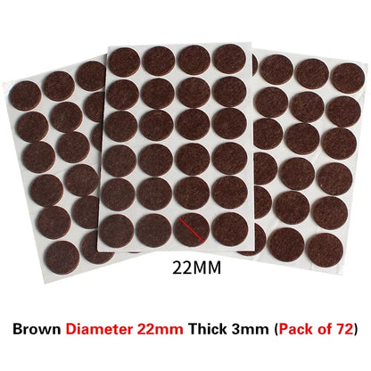 16 Styles Thicken Self Adhesive Felt Chair Leg Pads Floor Protectors Furniture Legs Table Leg Covers Round Bottom Anti-Slip Pads