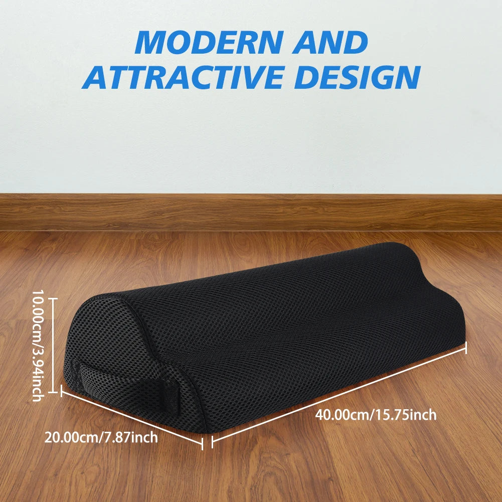 Memory Foam Foot Stool & Under Desk Footrest Leg Elevation Pillow
