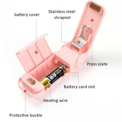 Portable Sealing Machine Household Mini Heat Bag Sealing Machine Plastic Food Bag Closure Repeated Sealing Kitchen Accessories
