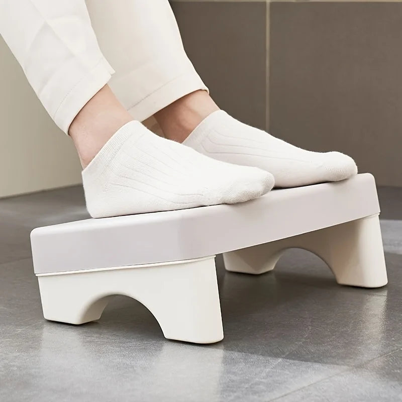 Ergonomic PP Footrest for Office Desk. Fits Under Desk, Use at Work, Sofa & Study. Comfortable & Space-Saving.